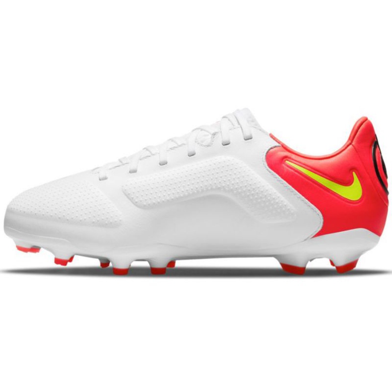 Nogometne cipele Nike Legend 9 Pro Fg Jr DA1335 176 bijela bijela, crvena