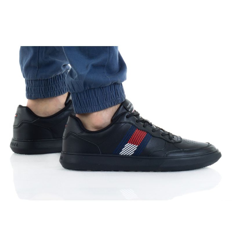 Nike Tommy Hilfiger Essential Leather Cupsole Evo M FM0FM03904 crno
