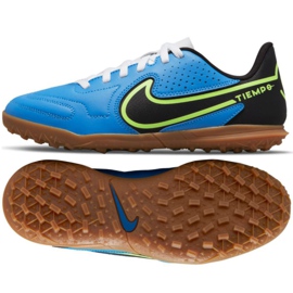 Nogometne cipele Nike Tiempo Legend 9 Club Tf Jr DA1334 403 višebojan plava