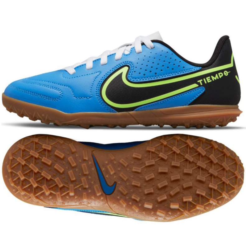 Nogometne cipele Nike Tiempo Legend 9 Club Tf Jr DA1334 403 raznobojna plava
