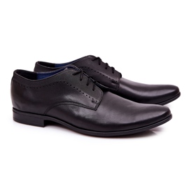 Bednarek Polish Shoes Elegantne kožne cipele Bednarek 724 crne crna