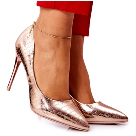 Igle sa zmijskim uzorkom Rose Gold Tissoria zlatni