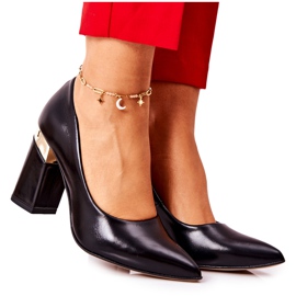 Lewski Shoes Kožne cipele Lewski 3117 crne crna