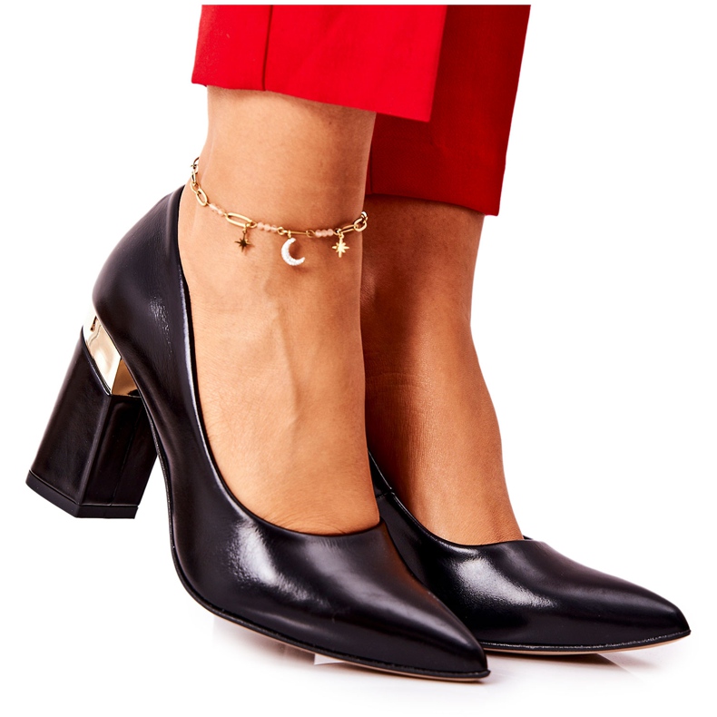 Lewski Shoes Kožne cipele Lewski 3117 crne crno