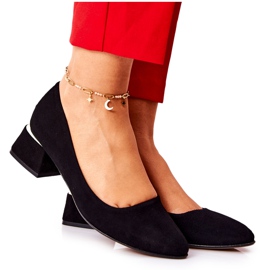 Lewski Shoes Suede pumpe Lewski 3118 crne crna