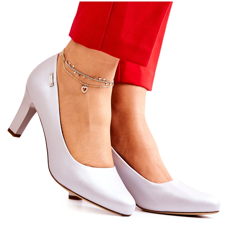 Ženske pumpe Sergio Leone Silver Pearl Orsola srebro