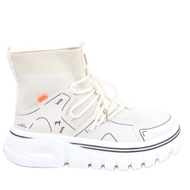 Malin Bež čarapa sportske cipele