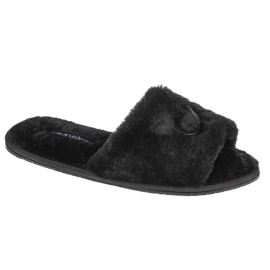 Calvin Klein Slipper Sandal Fur W HW0HW00634-BAX crna