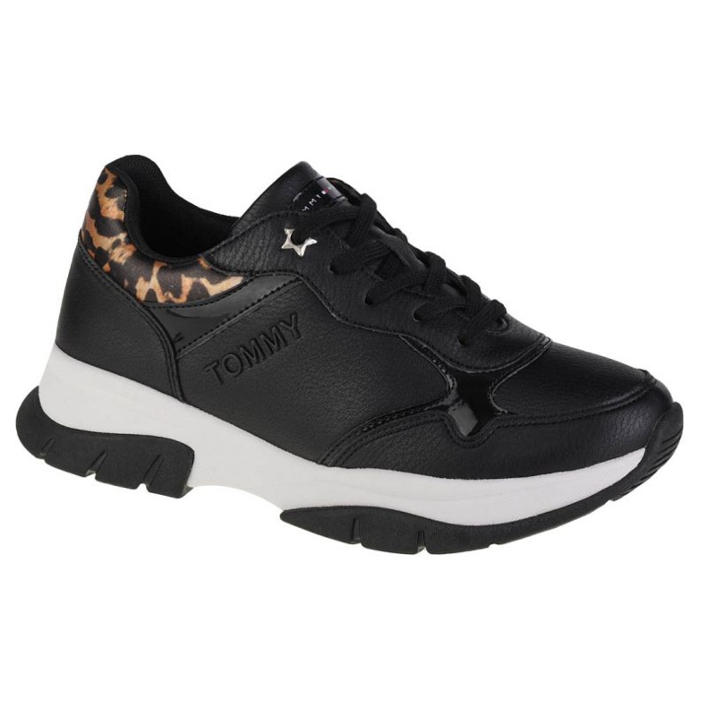Tommy Hilfiger niske tenisice na vezanje W T3A4-31173-1242999 crno