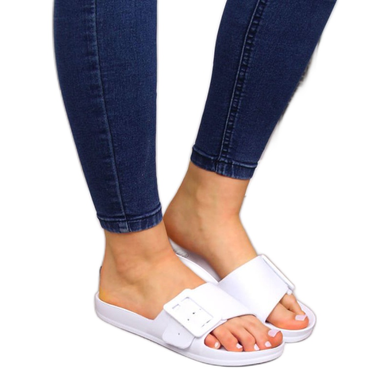 Papuče za plažu Big Star W FF274A391 bijele bijela