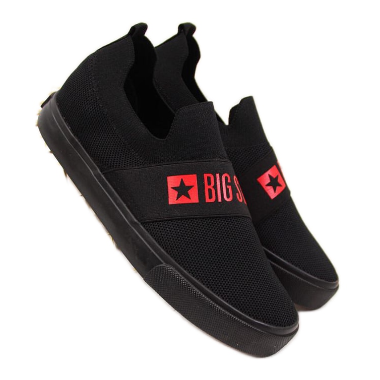 Crne slip on tenisice Big Star W FF274221 crno