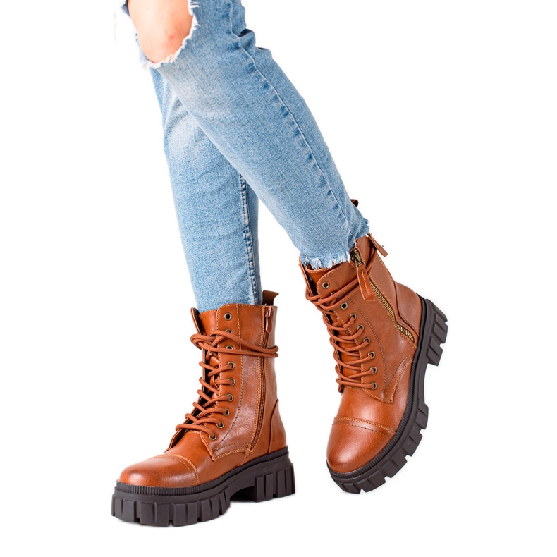 Diamantique Radnici s ukrasnim klizačima smeđa