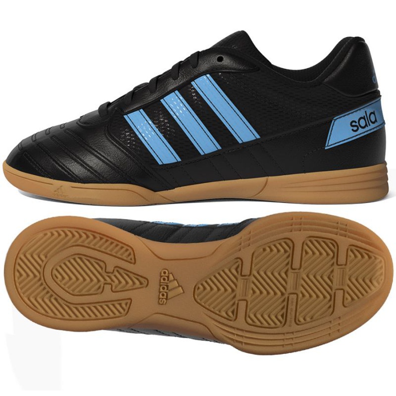 Sobne cipele adidas Super Sala In Jr GW1687 raznobojna crno