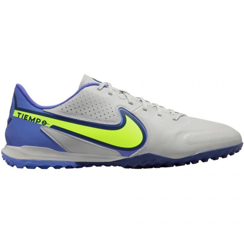 Nogometna obuća Nike Tiempo Legend 9 Academy Tf M DA1191 075 siva nijanse sive