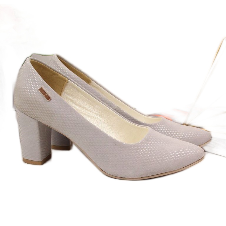 Pumpe na post Monique W AN866A siva