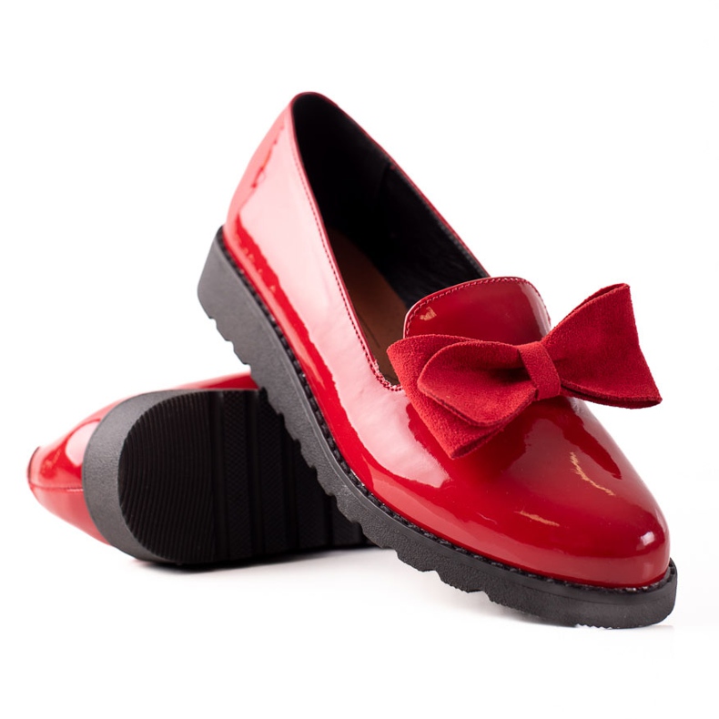 La.Fi Lakirane cipele s mašnom crvena