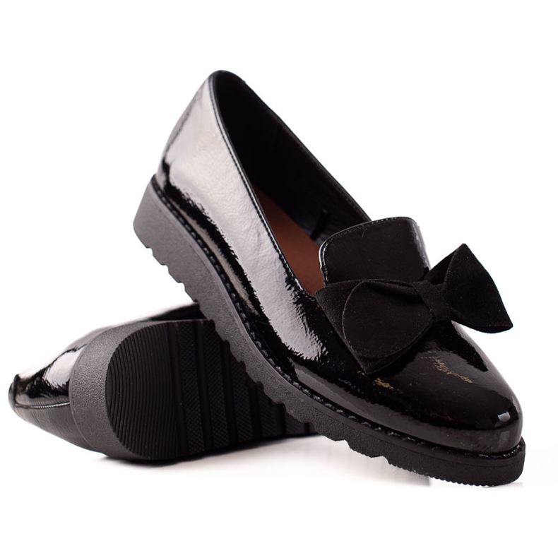 La.Fi Lakirane cipele s mašnom crno