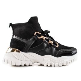 TRENDI Modne tenisice crna