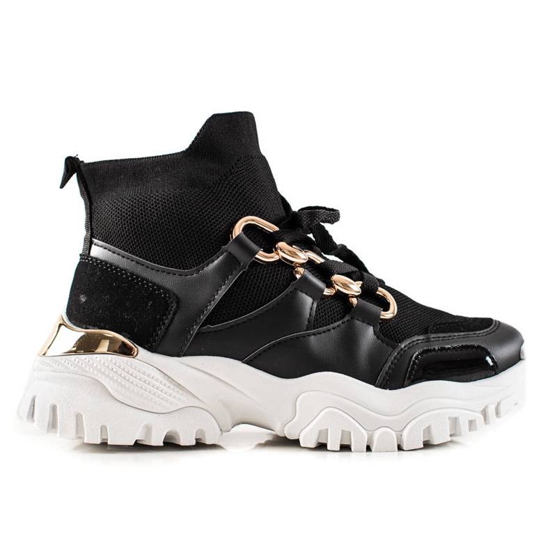 TRENDI Modne tenisice crno