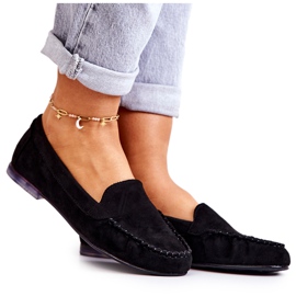 Suede mokasinke Sergio Leone MK722 crne crna