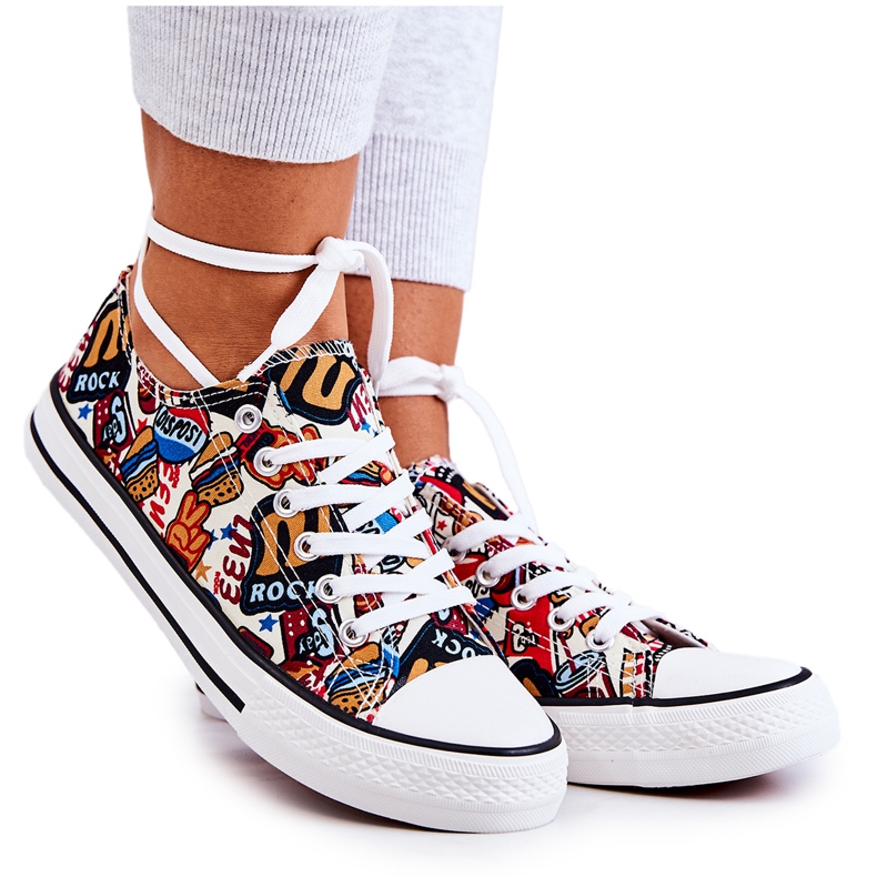 FS2 Logirane niske tenisice višebojne Desiree raznobojna