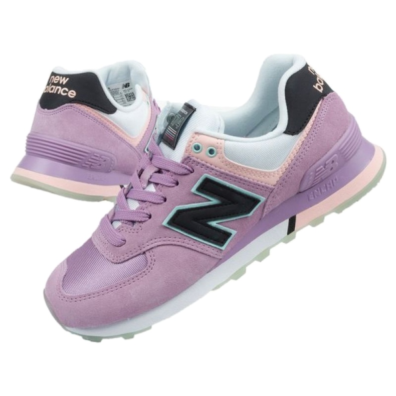 Cipele New Balance WL574SAW ljubičasta