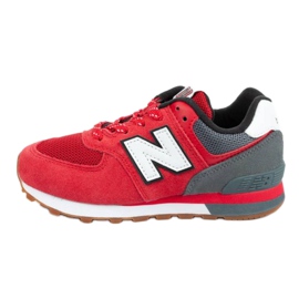 Cipele New Balance Jr PC574ATG crna crvena siva