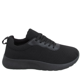 Čarape Zatto Allblack crna