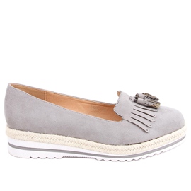 Ženske loaferice i espadrile Hilma Grey siva