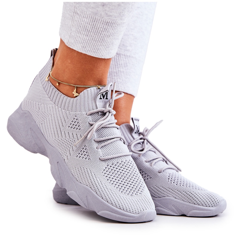 PS1 Sportske cipele Tenisice od tkanine Sivi Nolene siva