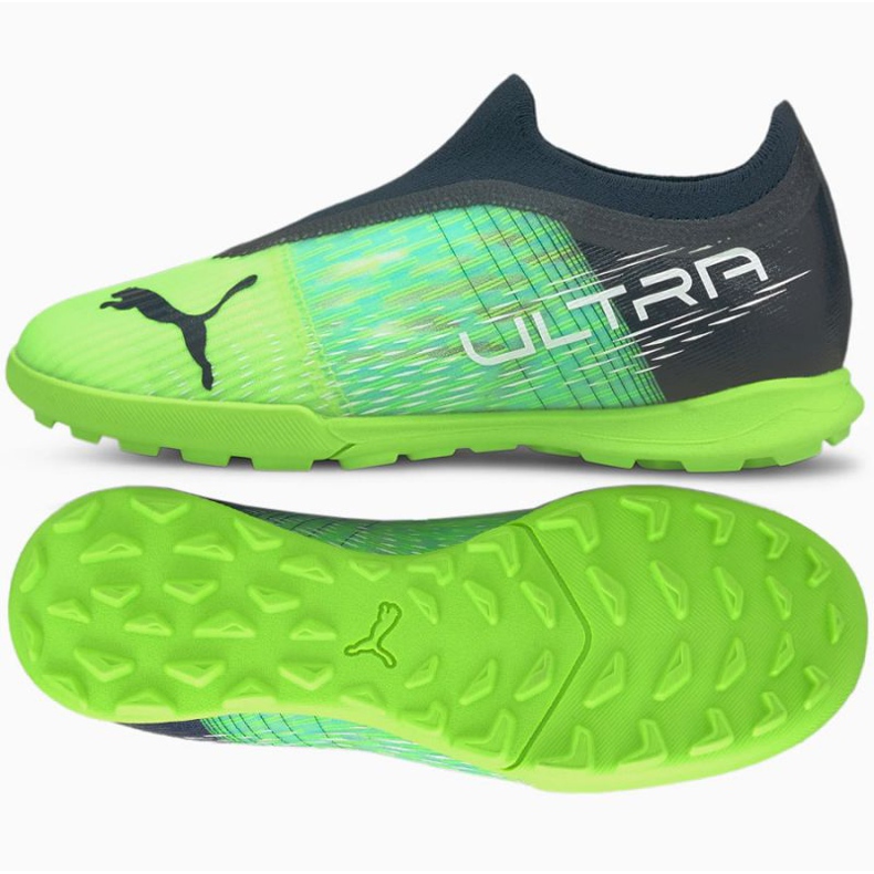 Kopačke Puma Ultra 3.3 Tt Jr 106531 03 siva, zelena zelena