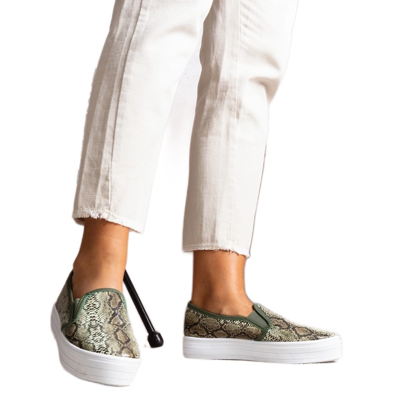 Zelene slip on Irving tenisice zelena