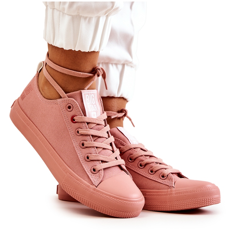 Niske tenisice Big Star JJ274005 Tamno roze ružičasta