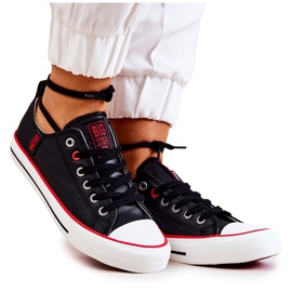 Kožne tenisice Big Star JJ274129 Crne crna