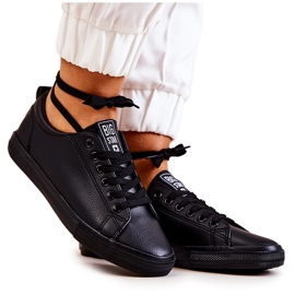 Kožne tenisice Big Star JJ274312 Crne crna