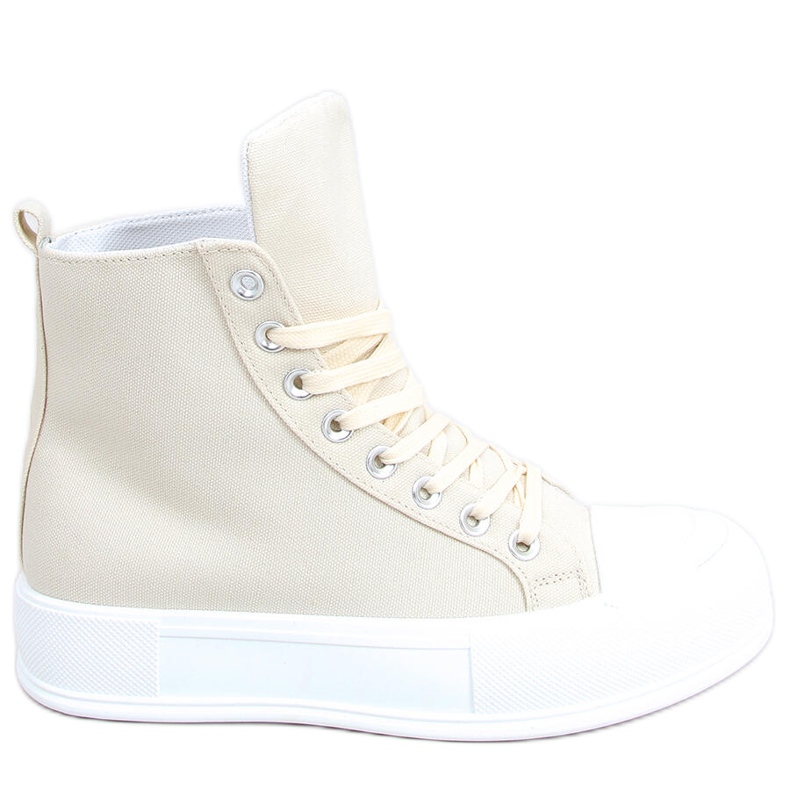 Kenya Bež platnene tenisice za gležnjeve