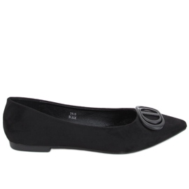 Arte Crne balerinke s bademastim prstima crna