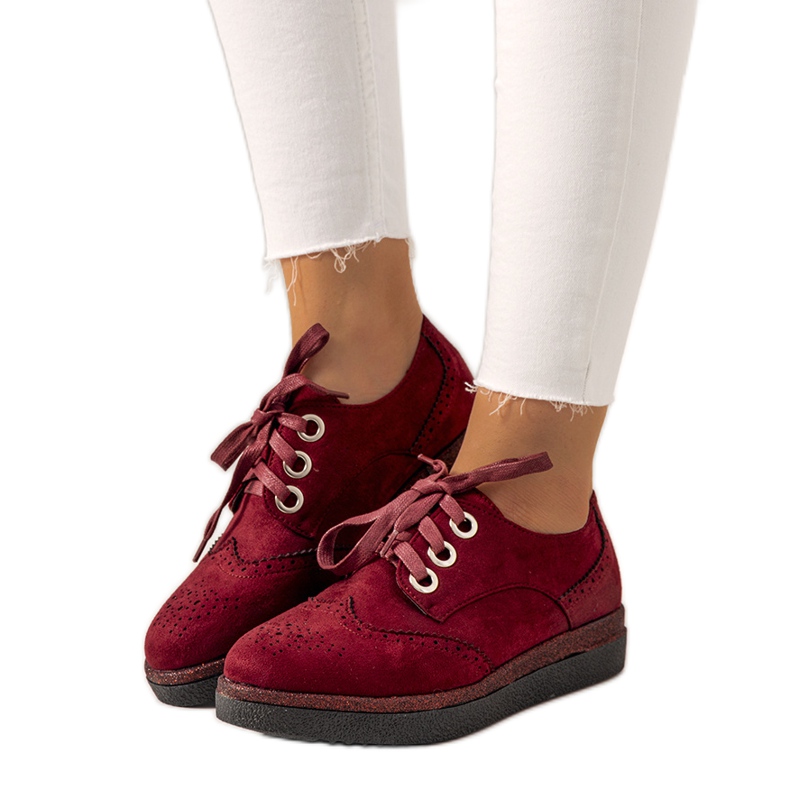 Maroon ženske Velay cipele crvena