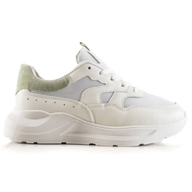 TRENDI Elegantne tenisice sa sjajem bijela