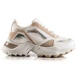 TRENDI Elegantne tenisice bijela višebojan