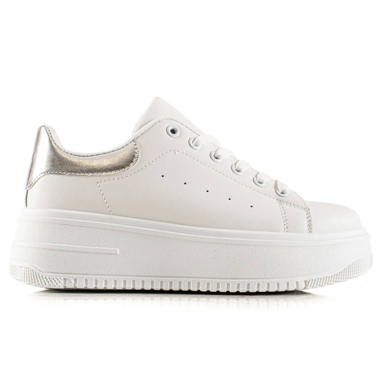 Fashion Modne tenisice na platformi bijela