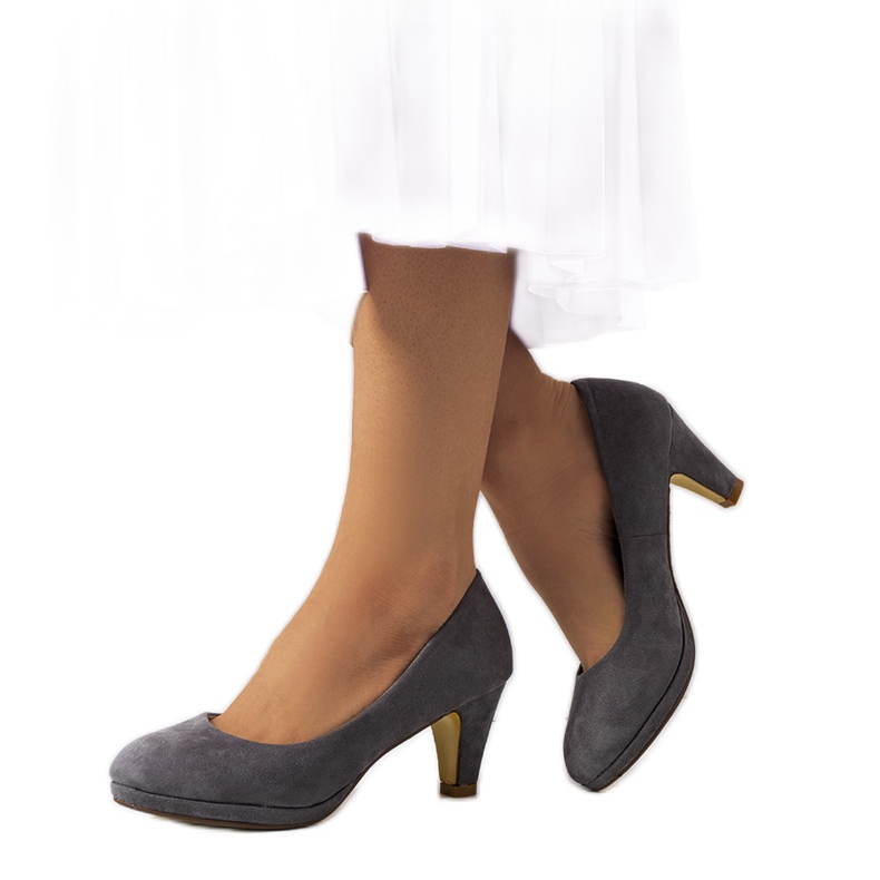 BM Sive pumpice na Vitoria štiklu siva