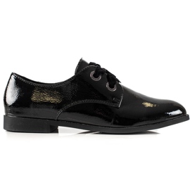 La.Fi Elegantne cipele na vezanje crna