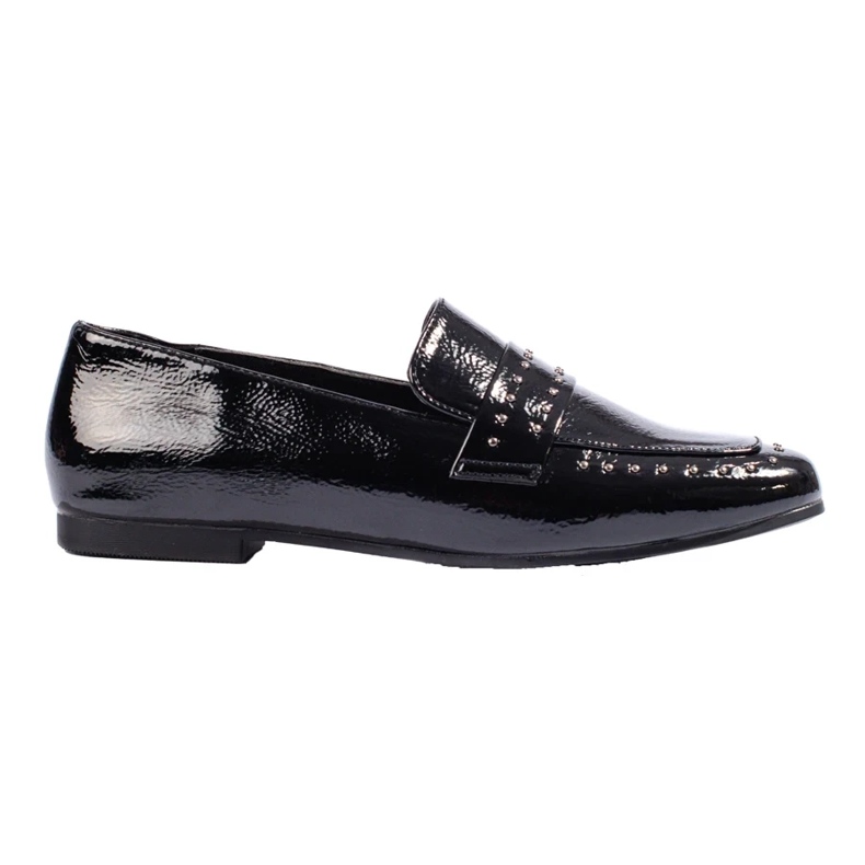 Lakirane mokasine LA.FI crno