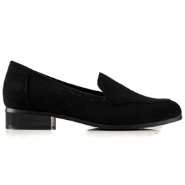 Vinceza Ažur cipele od antilopa crna