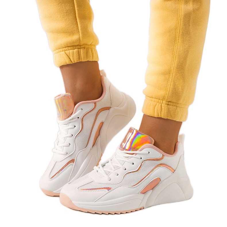 Ingram bijele holografske tenisice bijela