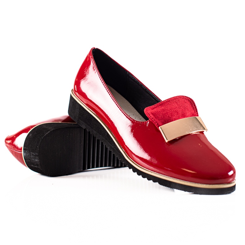 Goodin Lagane cipele s ukrasom crvena