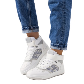 PA1 Ženske bijele tenisice Kansas bijela