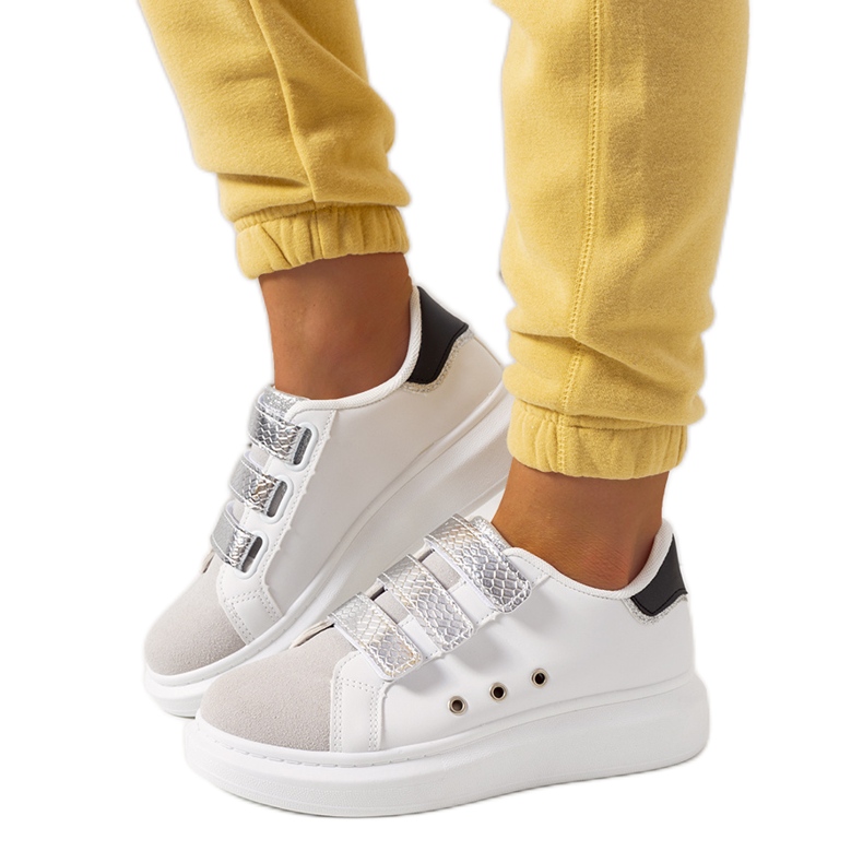 Herrick ženske bijele i srebrne tenisice bijela