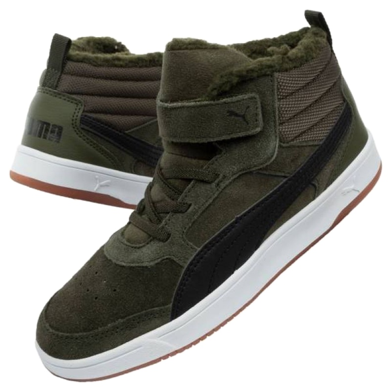 Puma Rebound Street Sd Fur Ps 367869 02 cipele zelena